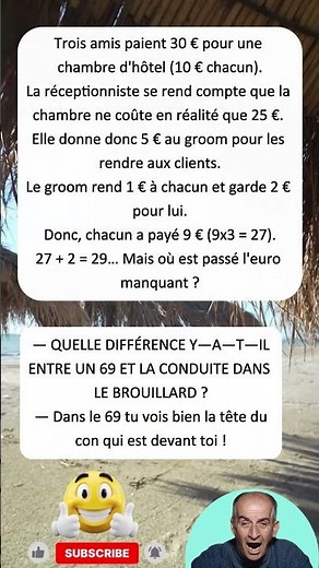 💸🤣 L’euro disparu… mystère total ! #blagues #drôle #rire