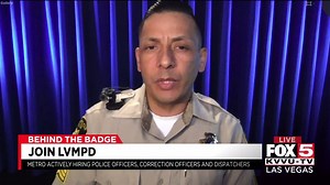 BEHIND THE BADGE: LVMPD is recruiting for multiple positions. Sgt. Miguel Garcia has more on the positions the department is hiring for. | FOX5 Las Vegas