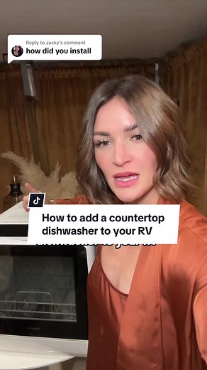 Installing a Countertop Dishwasher in Your RV