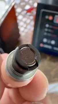 Cleaning the Fuel Injectors with ultrasonic machine #FuelInjectorMaintenance #AutoRepairTips #Engine