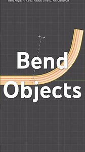 Get ready to level up your Blender game Bend objects like a pro with this easy shortcut #blendertips
