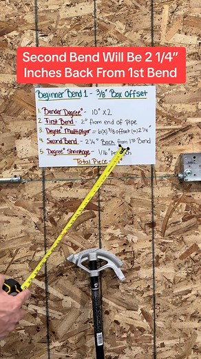 82K views · 1.6K reactions | ⚡️Let’s Bend A Box Offset Using The 10 Degree Bend Mark #fyp #whackh... | King Whack Hack | Facebook