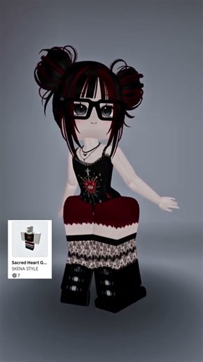 gothic edition 🩷🍏 #roblox #robloxdressup #robloxavatar #robloxedit #robloxcharacter #robloxoutfits