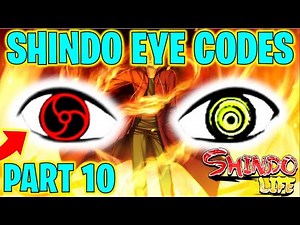 ⭐SHINDO LIFE CUSTOM EYE CODES PART 10⭐