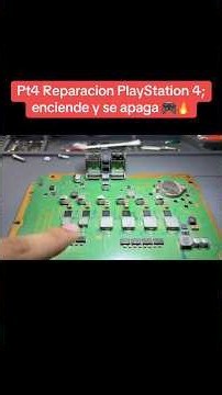 Pt4 Sony PS4 Power Repair; PlayStation board inspection🎮#yesatechrepair #playstation #ps4 #sonyps4