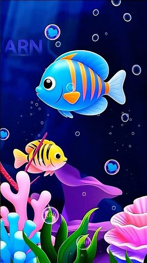 Calming Undersea Animation 🐠 🐟 Baby Lullaby 💤
