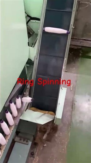 Ring Spinning Process #RingSpinning #RingFrame #machine #textile