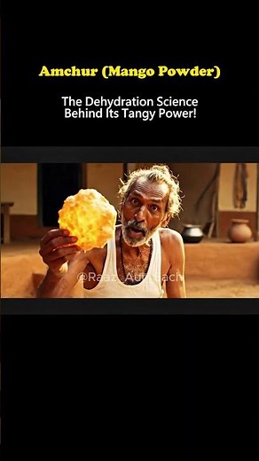 Amchur (Mango Powder): The Dehydration Science Behind Natural Sourness #Amchur #FoodScience