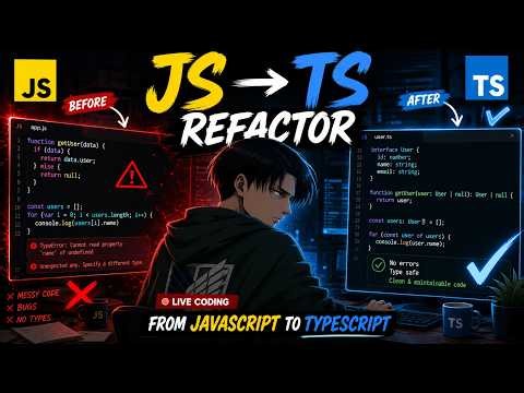 03.05 | Migration JavaScript → TypeScript : je transforme mes anciens projets