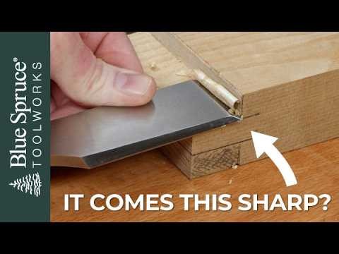 Don't spend hours fixing your brand new chisels with Blue Spruce Toolworks Bench Chisels