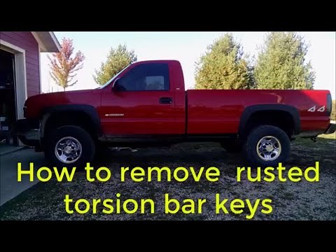 How to Remove Rusted Torsion Bar Keys - in 10 Minutes!