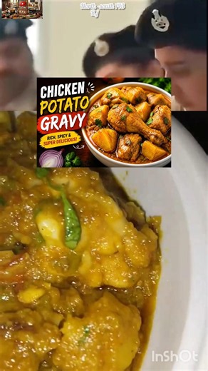 Easy Chicken Potato Gravy Recipe | Simple & Tasty Home Style Chicken Curry 🍗🥔