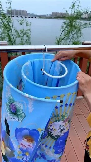 Spiral clothes drying rack #shorts #clothesdryingrack #gadgets #products