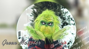 Watch Christmas Green Monster mask on Amazon Live