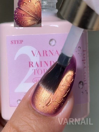 Dreamy Dew Raindrop Gel Nails — 3D Raindrop Extensions