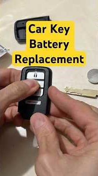 How to Replace the Battery on your Car Key Fob #car