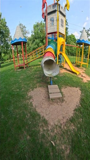 bella ciao playground super lovely sliding #shorts #slide #themepark