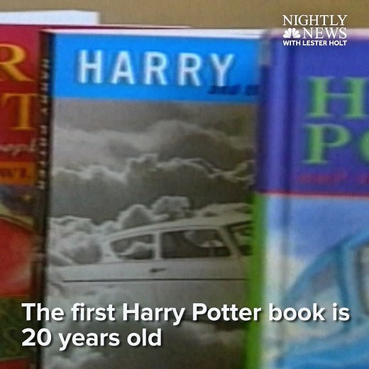 167K views · 1.9K reactions | WATCH: The first Harry Potter book was released 20 years ago today. | NBC Nightly News with Tom Llamas | Facebook