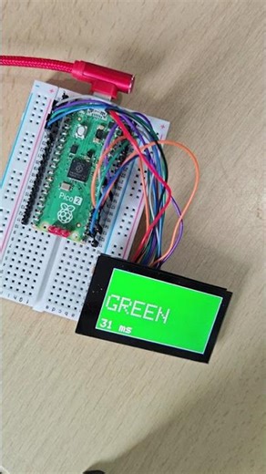 Raspberry Pi Pico 2 + Waveshare 1.9inch ST7789 SPI, using Arduino_GFX_Library in Arduino Framework.