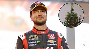 Kurt Busch shares ‘twinning’ NASCAR-themed Christmas trees with girlfriend Lyda Moore