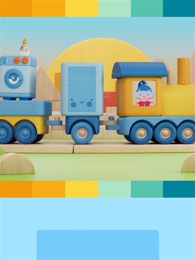 Rectangles on the Train! Fun Shape Learning for Kids