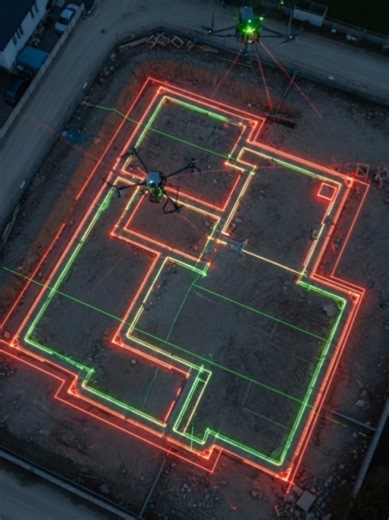 Drone Laser Surveying for Road Topography and Home Plans