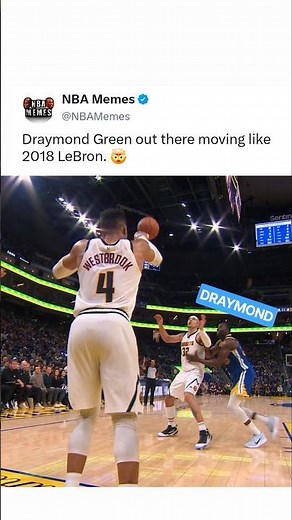 Draymond turned into PRIME LEBRON😭