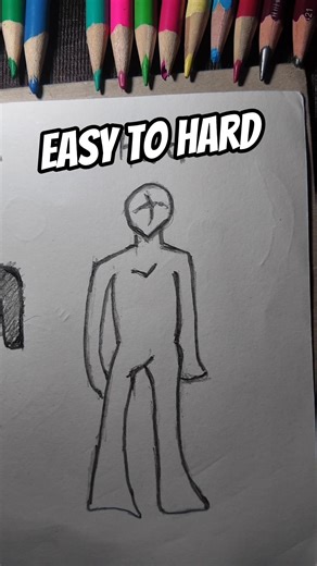 How to draw stick man from easy to hard | Stick man drawing ✍️