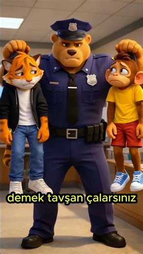 Mahmut Rüyada Hırsızlık Yaptım Dedi… Polis Gerçekten Geldi! 🚨😳 #animasyon #komedi #eğlence