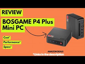 BOSGAME P4 Plus Mini PC Review | Ryzen 7 5825U Beast for Gaming, Office & 4K Triple Display!