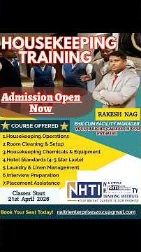 Online Housekeeping Course! Housekeeping Training! Training!#shorts #youtubeshorts #hack