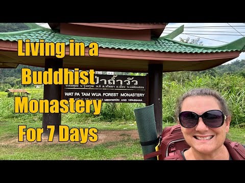 Living in Silence at a Buddhist Monastery for 7 Days - Wat PA Tam Wua Forest Monastery