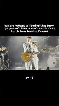 Vampire Weekend covering Chop Suey #numetal