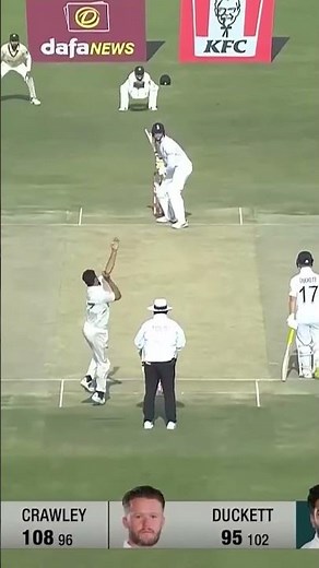 PCB Archive - Haris Rauf's Bowling on His Test Debut | PAK vs ENG 1st Test, 2022 #Shorts MY2A