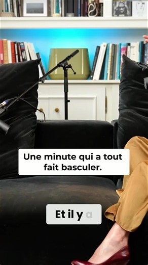 Un instant suspendu, seule avec lui, une minute qui bascule tout. Plus qu'un morceau de chair.