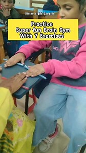 19K views · 225 reactions | ✅practice ️Super fun brain power with these 7 Exercises ✅️Boost your child’s Brain power these Activities ✅️Perfect for  improving Focus, memory, problem-solving skills,  All while having a blast! ✅️From puzzles to movements based challenges. These activities are designed for curious young mind. 朗 Follow Divine Light Special #divinelightspecial #specialneeds | Divine Light Special | Facebook