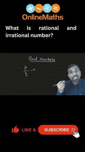 Rational vs Irrational Numbers 🔥 | Easy Explanation #Shorts #onlinemaths #mathstricks
