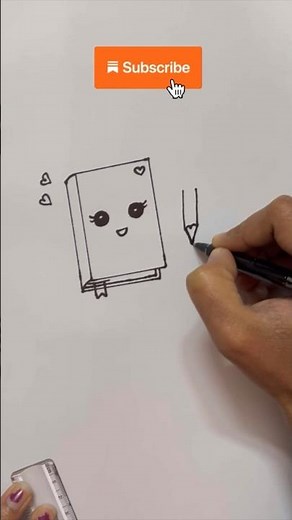 Easy notebook drawing for kids and toddlers | Notebook and pencil drawing | #poojaarthub #ytshorts