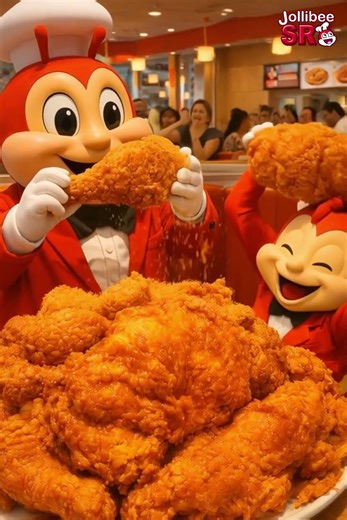 😍 Giant Chickenjoy Mukbang with Jollibee and Mini – Ultimate Crispy Feast!