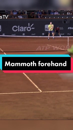 Fernando Verdasco Mammoth Forehand 2018 @Rio Open