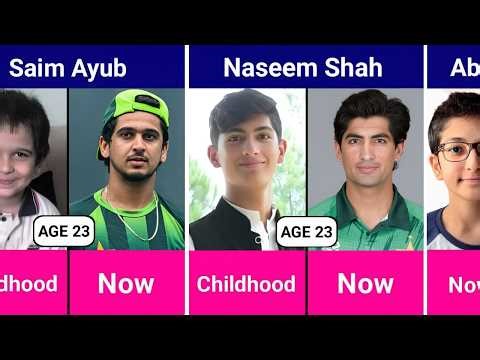 Famous Pakistani Cricketers Then and Now #pakistancricket #pakistanicricketer #thenandnow