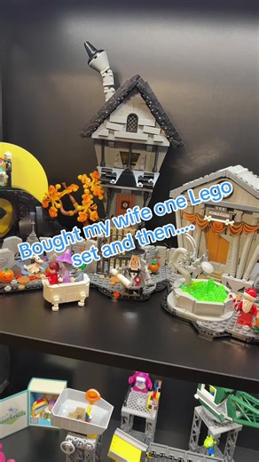 It all started with the Nightmare Before Christmas LEGO set, and then it got out of control 😳 #lego #legotiktok #collection #fyp @LEGO