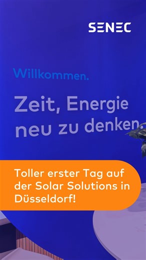 Tag eins auf der Solar Solutions in Düsseldorf ist fast vorbei – was für ein spannender Start! 🔆 Viele tolle Gespräche, neue Impulse und jede Menge Begeisterung für die Energie der Zukunft. 🙌 Falls du es heute nicht geschafft hast: Kein Problem, wir sind auch morgen noch für dich da! Komm vorbei in Halle 13 am Stand K13 und sprich mit uns über moderne Solarenergielösungen und intelligente Stromspeicher. ⚡ - - #senec #messedüsseldorf #SolarSolutions #Messe2025 #tradefair #tradefair2025 #Nachha