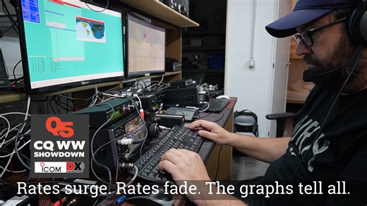 A look at Daniel Craig warming up for CQ WW CW at EF8R Canary Islands. Thanks to Levi Jefferies for capturing the moment. | Kevin Thomas