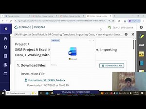 Sam Project A Excel Module 07 Creating Templates Importing Data + Working with SmartArt