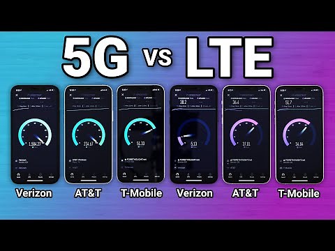 iPhone 12 5G vs LTE on Verizon, AT&T, and T-Mobile!