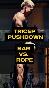 TRICEP PUSHDOWN - ROPE VS. BAR ‼️ WHICH ONE IS BETTER⁉️ #raiphysique #gymreels #fitnesstips #tricepworkout #triceps #tricepsday #Armday #triceppushdown #workoutroutine #workoutsplit #workoutprogram #bodybuilding #fitnesscoach #dubaipersonaltrainer | Rai Physique