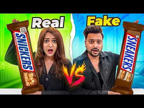 Fake Vs Real FOOD Brands CHALLENGES *OMG* 😲