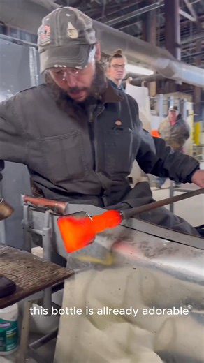 Deep in the hot shop, the 384N Nano comes to life - a rare species of glass, shaped by flame, breath, and instinct. Small in form and born through an ancient dance of heat and craft. Watch closely… it’s not often you see one in the wild. | Blenko Glass Company