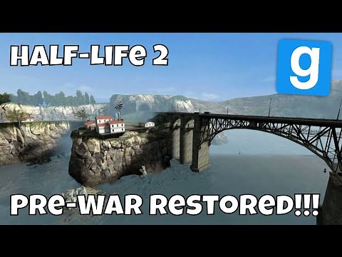 Garry's Mod Map Review: [GM] Coast - Bridge Pre-war (gm_coast_bridge_prewar)